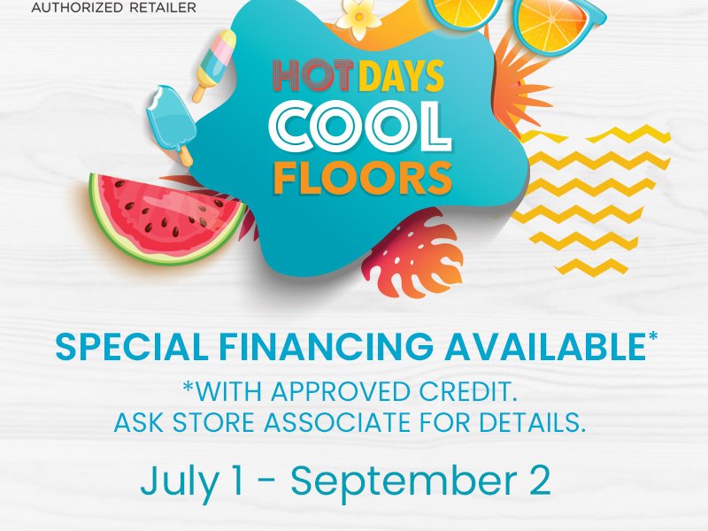 Shaw Hot Days, cool floors promo Banner 2024